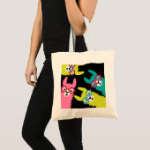 Drama Llama Colorful Camelid Tote Bag (Voorkant (product))