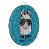 Drama Llama Dartbord (Voorkant Links)