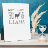 Drama Llama Got Drama Feed My Llama Fotoplaat (Zijkant)