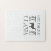 Drama Llama Got Drama Feed My Llama Legpuzzel (Horizontaal)