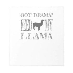 Drama Llama Got Drama Feed My Llama Notitieblok