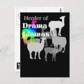 Drama Llama Herder Briefkaart (Voorkant / Achterkant)