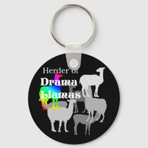 Drama Llama Herder Sleutelhanger