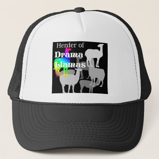 Drama Llama Herder Trucker Pet (Voorkant)