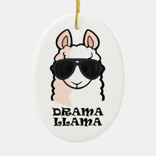 Drama Llama Keramisch Ornament
