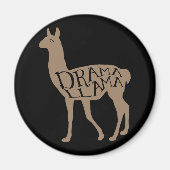 Drama Llama Magneet (Voorkant)