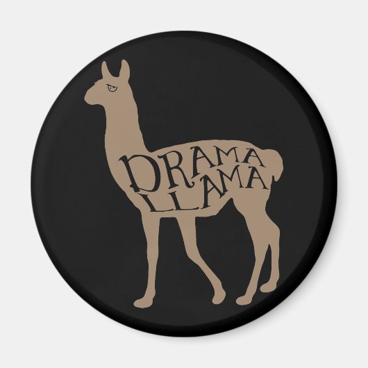 Drama Llama Magneet (Voorkant)
