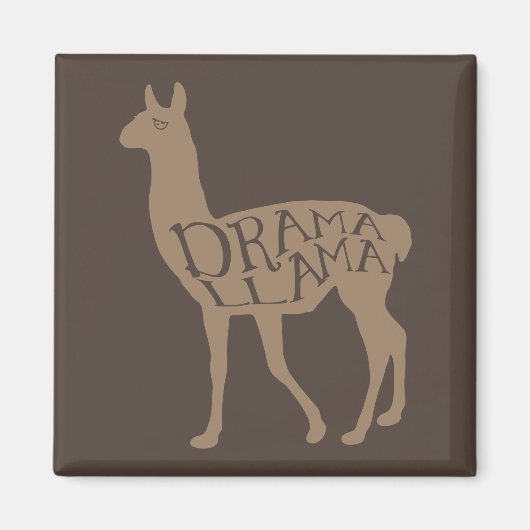 Drama Llama Magnet (Voorkant)