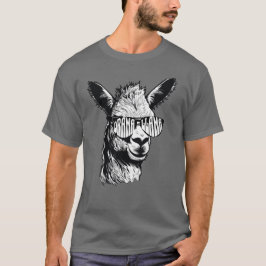 Drama Llama Punny Llama Lover's Mannen T-shirt