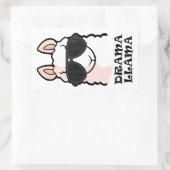 Drama Llama Rechthoekige Sticker (Tas)