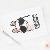 Drama Llama Rechthoekige Sticker (Envelop)