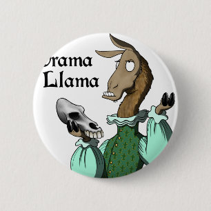 Drama Llama Ronde Button 5,7 Cm
