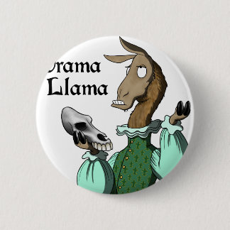 Drama Llama Ronde Button 5,7 Cm