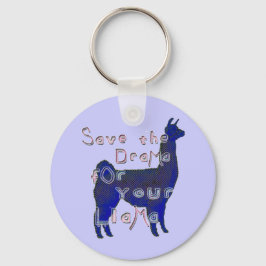 drama llama sleutelhanger