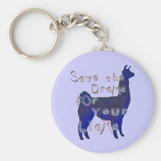 drama llama sleutelhanger (Voorkant)