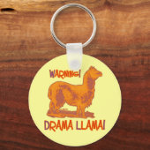 Drama Llama Sleutelhanger (Voorkant)