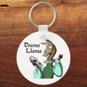 Drama Llama Sleutelhanger (Voorkant)