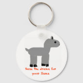 Drama Llama Sleutelhanger (Voorkant)
