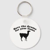 Drama Llama Sleutelhanger (Voorkant)