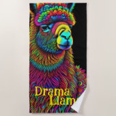 Drama Llama Strandlaken (Voorkant)