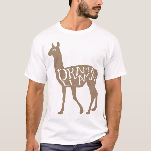 Drama Llama T-shirt (Voorkant)