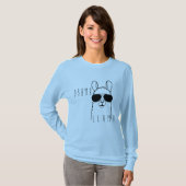 Drama Llama T-Shirt | Funny Animal T-shirt (Voorkant volledig)