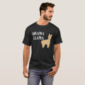 Drama Llama Whimsical Animal T-shirt (Voorkant volledig)