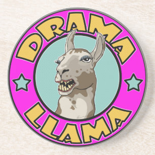 Drama Llama Zandsteen Onderzetter