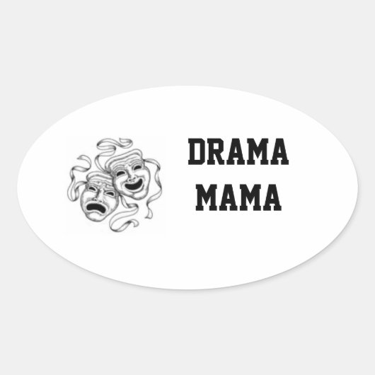 Drama Mama Sticker (Voorkant)