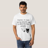 Drama Mannen T-Shirt (Voorkant volledig)