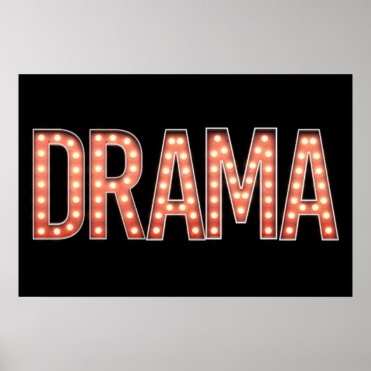 DRAMA-markeringslichten Poster (Voorkant)