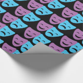 Drama maskers cadeaupapier (Hoek)