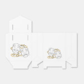 Drama maskers comedy en tragedie bedankdoosjes (Uitgevouwen)