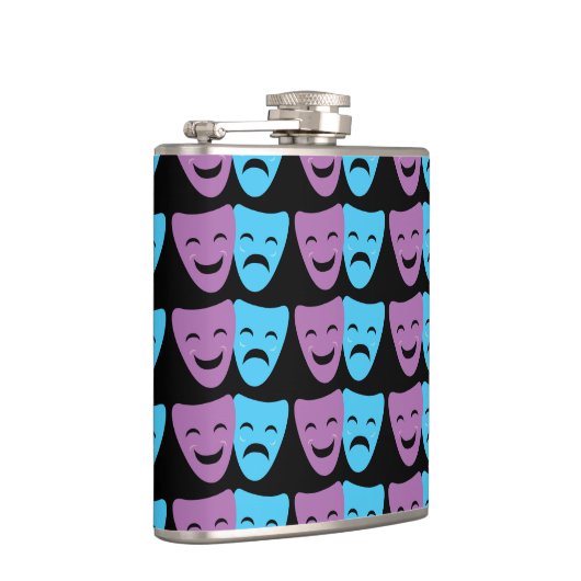 Drama maskers heupfles (Rechts)