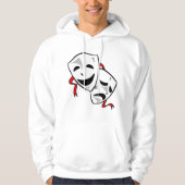 Drama maskers hoodie (Voorkant)