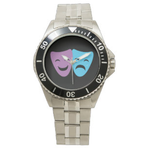 Drama maskers horloge
