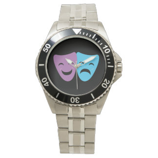 Drama maskers horloge