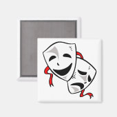 Drama maskers magneet (Voorkant / Achterkant)