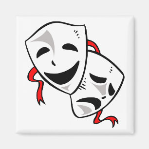 Drama maskers magneet