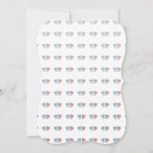 Drama-maskers met zonnebril kaart (Achterkant)