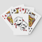 Drama maskers pokerkaarten (Achterkant)