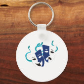 Drama maskers sleutelhanger (Voorkant)