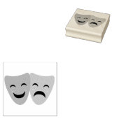 Drama Maskers Stempel (Gestempeld)