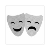 Drama Maskers Stempel (Afrduk)