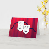 Drama Masks kaart (Gele Bloem)