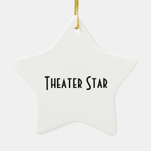 Drama Mmaskers Ornament (Achterkant)