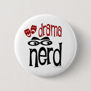 Drama Nerd Ronde Button 5,7 Cm