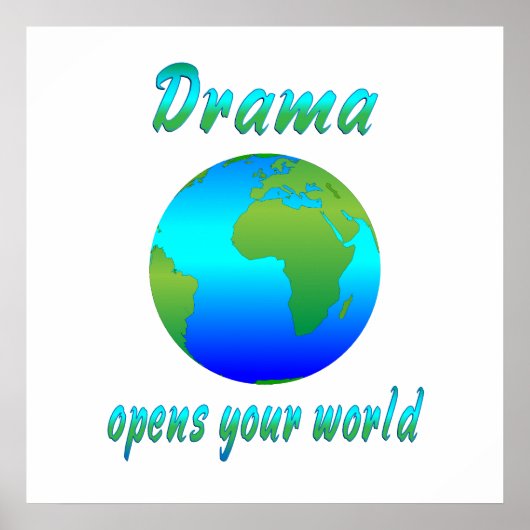 Drama Opens Worlds Poster (Voorkant)