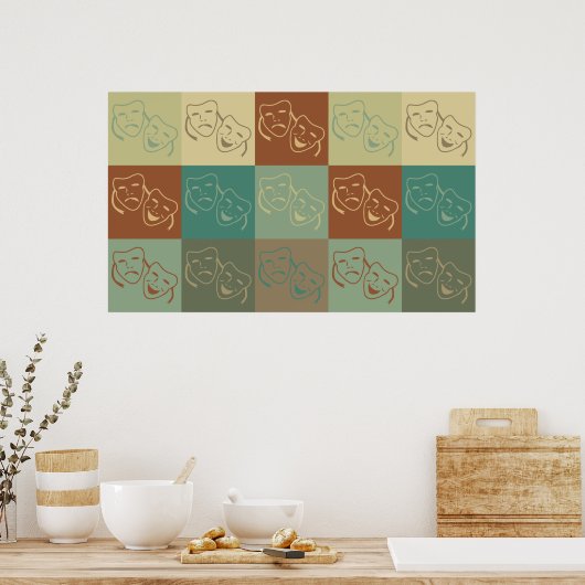 Drama Pop Art Poster (Keuken)