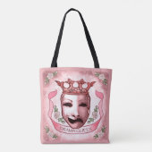 Drama Queen Acteur Masker Tote Bag (Achterkant)